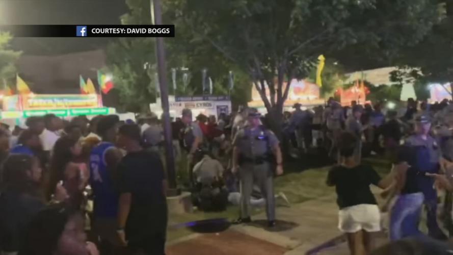 Panic at the Kentucky State Fair after shot fired on Saturday, Aug. 17, 2019