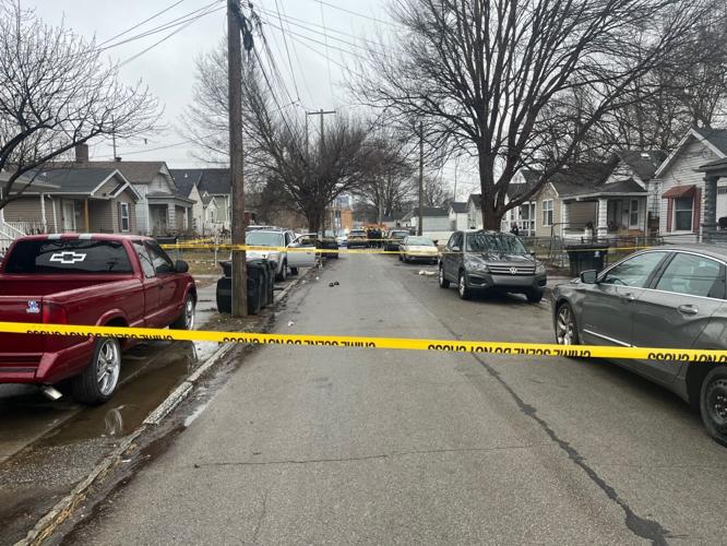 Shooting scene at 2200 blk St. Xavier - 2.8.25