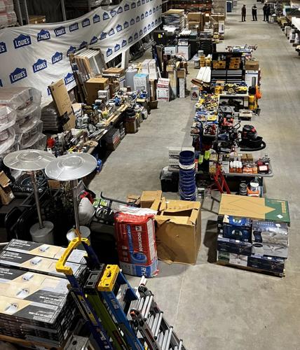 Stolen merchandise from Lowe's