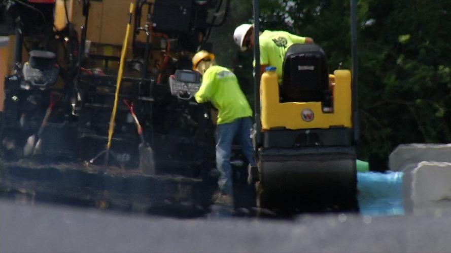 Louisville construction workers battle heat from the asphalt and the sun