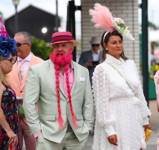 Fans on Kentucky Oaks Day 2025