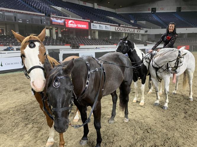 Rodeo - Dusti Dickerson with 4 Horses.jpeg