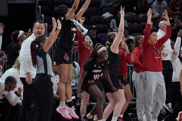 Louisville NCAA celebration