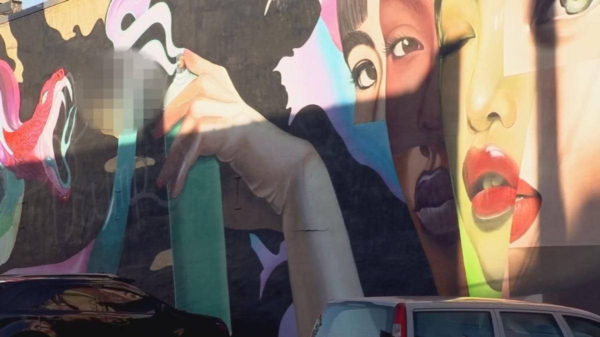 Artist S Profane Anti Trump Message On Lexington Mural Is Painted