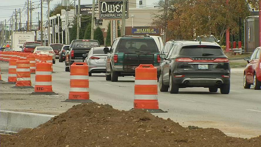 Dixie Highway road construction
