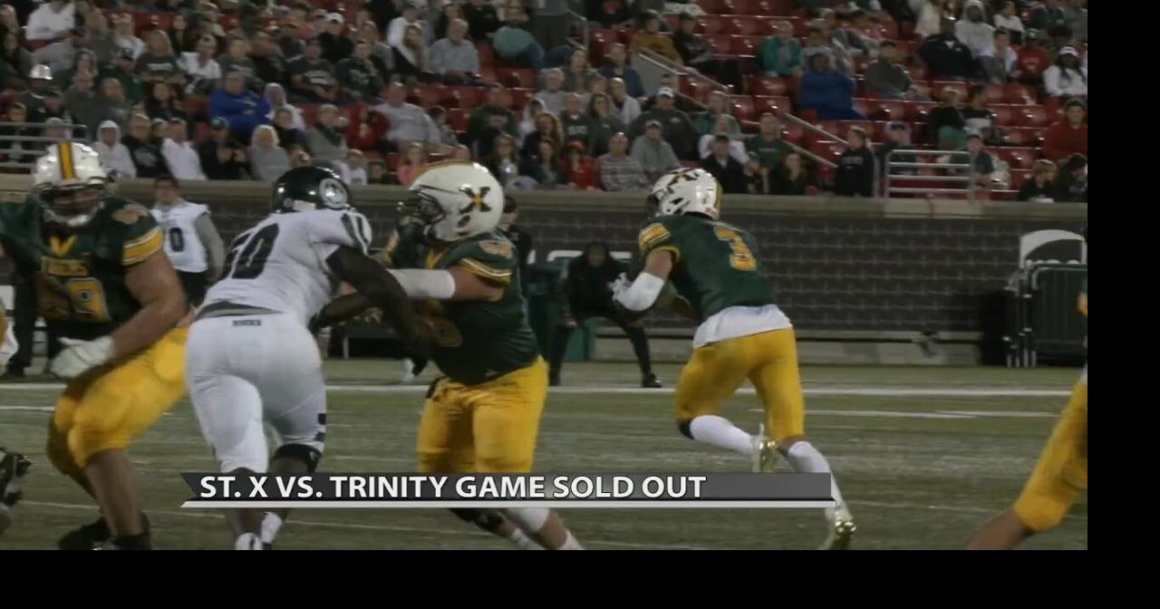 St. Xavier vs Trinity football playoff game sold out Wdrbvideo