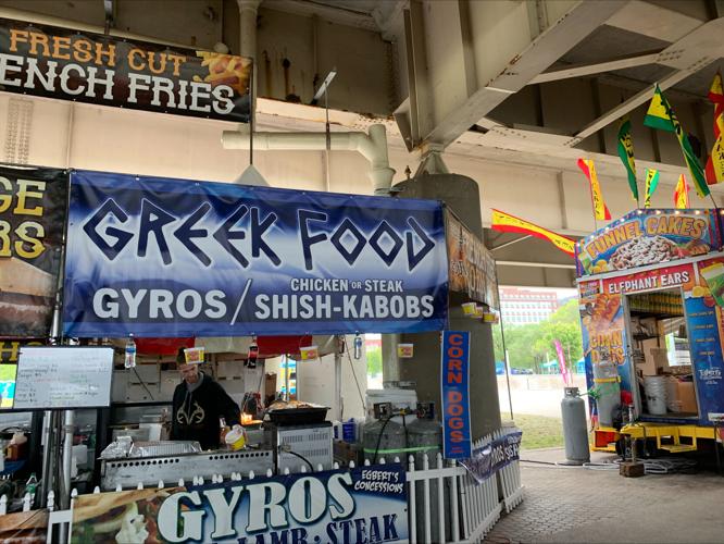 Greek Food vendor at Fest-a-Ville
