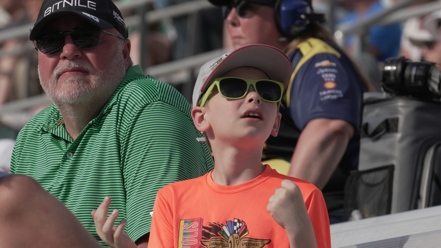 Fans at Indy 500