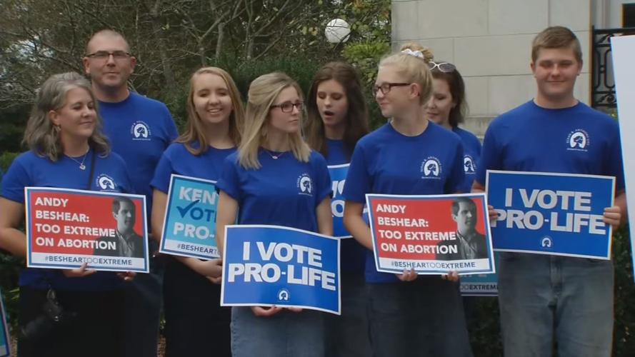 Pro-life advocates in Frankfort, Kentucky (abortion debate)