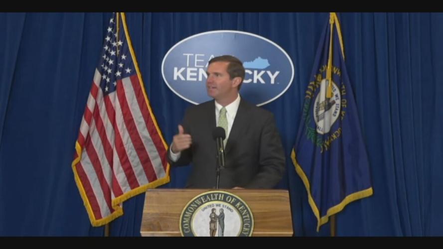 Kentucky Gov. Andy Beshear during July 18, 2022 presser on 988 mental health crisis hotline