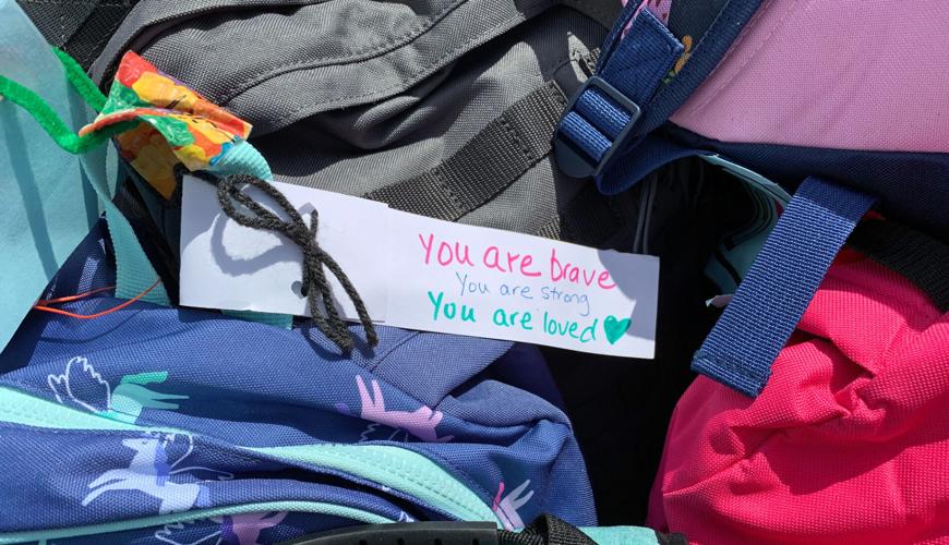 BackPack4Kids shipment bound from Louisville to kids in Cologne, Germany