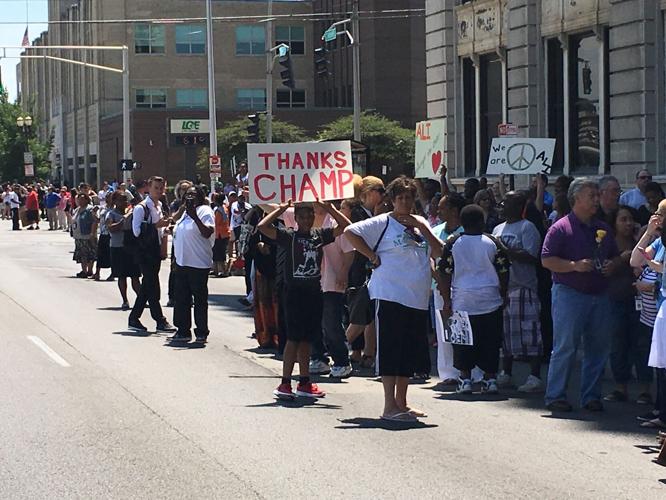 Muhammad Ali motorcade - June 2016