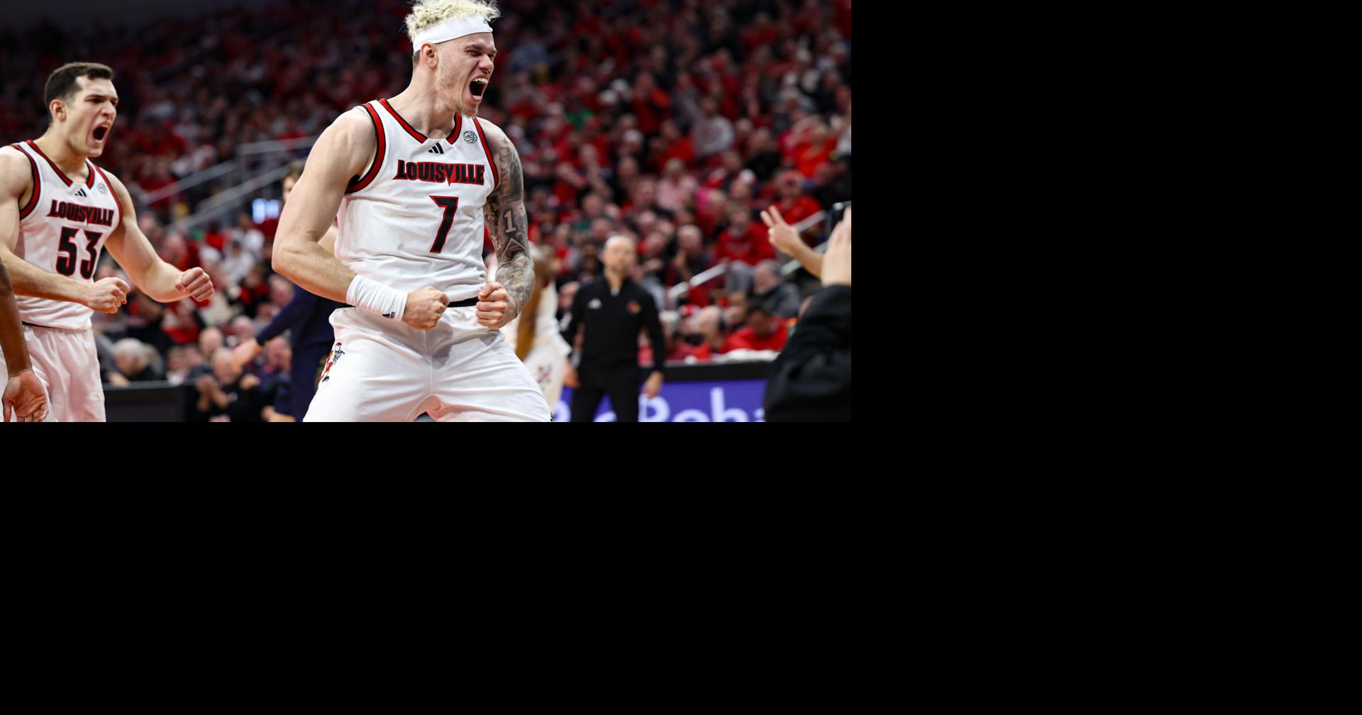 CRAWFORD | No Pryor restraint: Forward returns to spark Louisville past Notre Dame, 76-65 - WDRB image