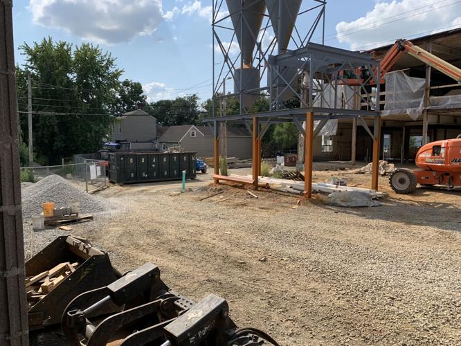 Back of pool area for new bar in the Highlands