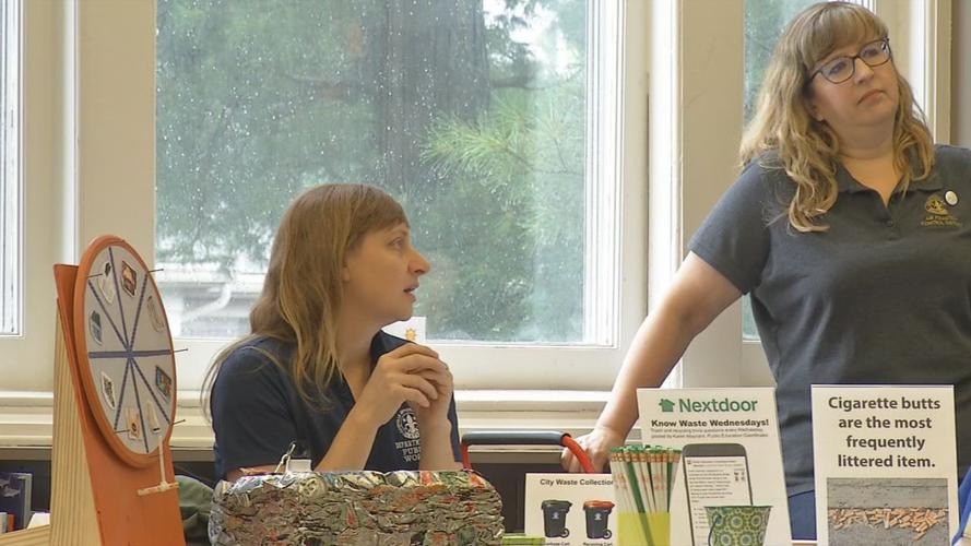 Participants in the Western Library Block Party