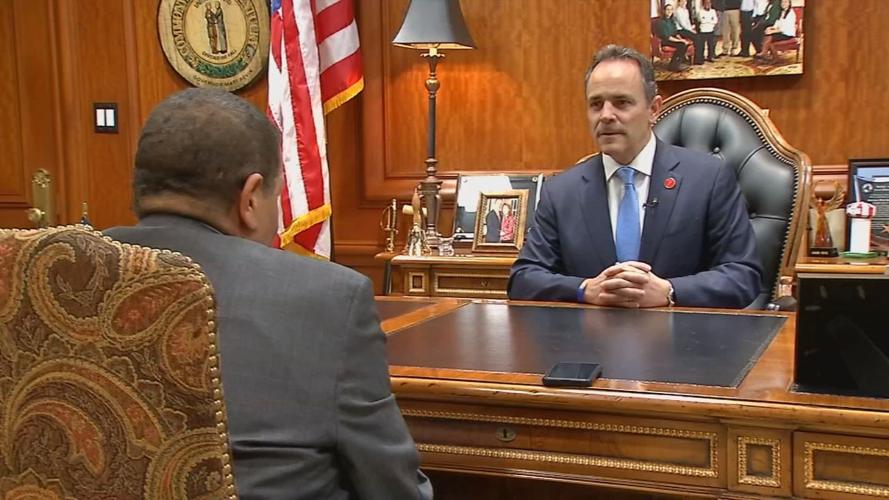 Gov. Matt Bevin and Lawrence Smith