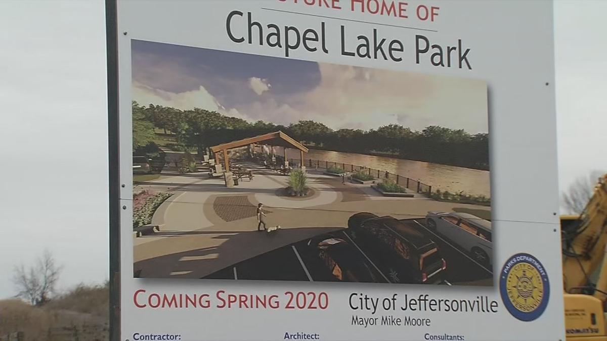 Jeffersonville breaks ground on new Chapel Lake Park near River Ridge