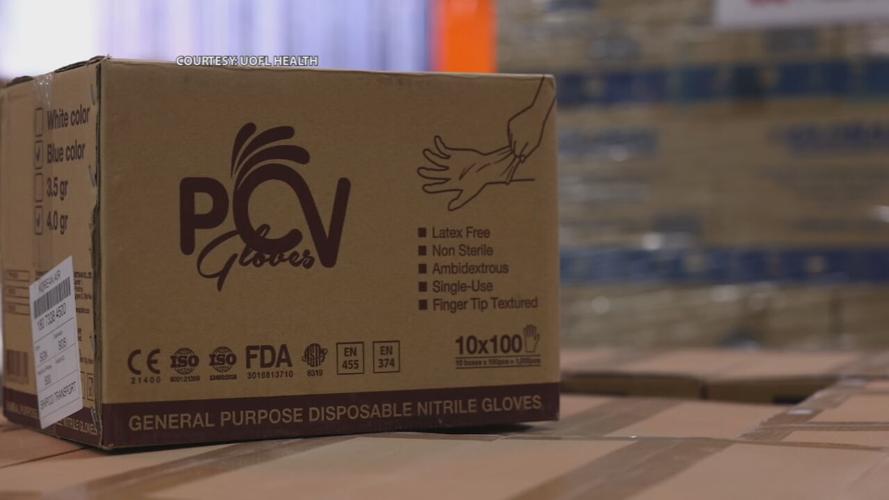 Medical supplies shipped to eastern Kentucky flood victims by UofL Health on Aug. 2, 2022