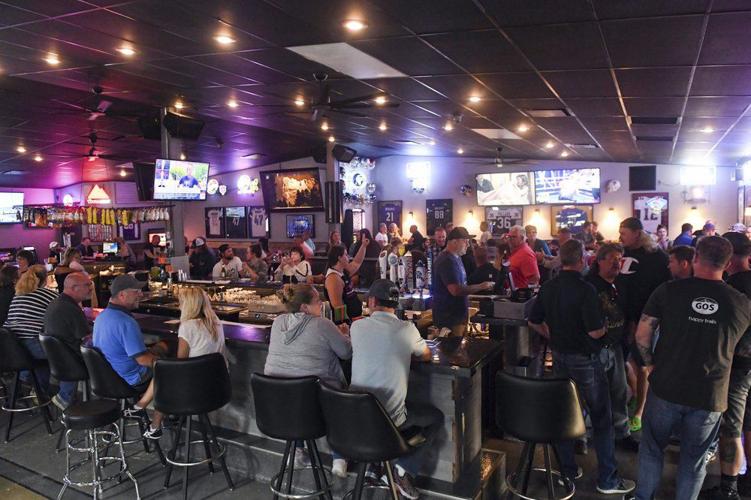 Crowded bar in South Dakota