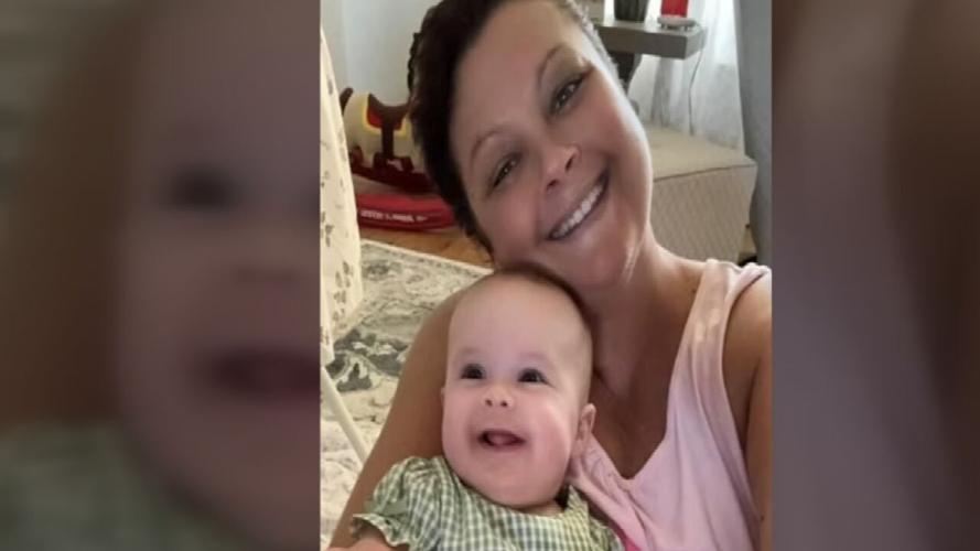 Cancer survivor Tracy Bandy with granddaughter Evangeline