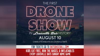 DRONE SHOW AT SLUGGER FIELD
