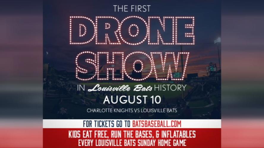 DRONE SHOW AT SLUGGER FIELD