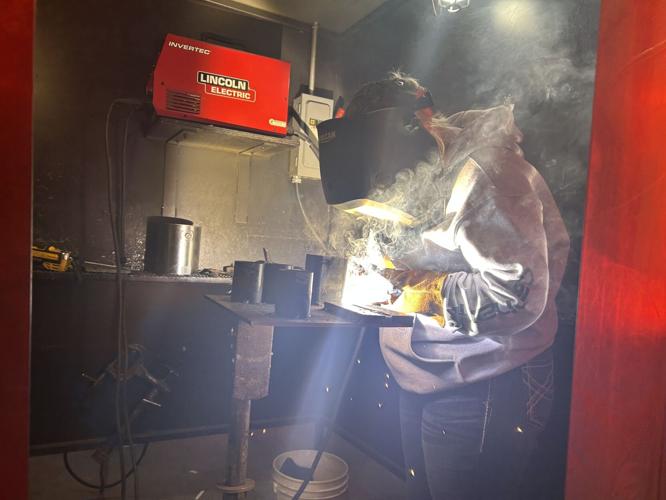 Welding at Pleasure Ridge Park High School