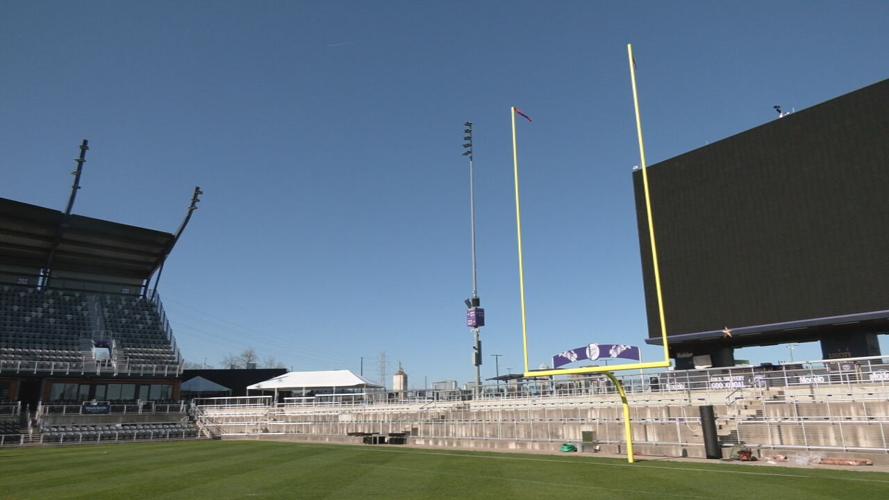 Goalpost at Lynn Family Stadium