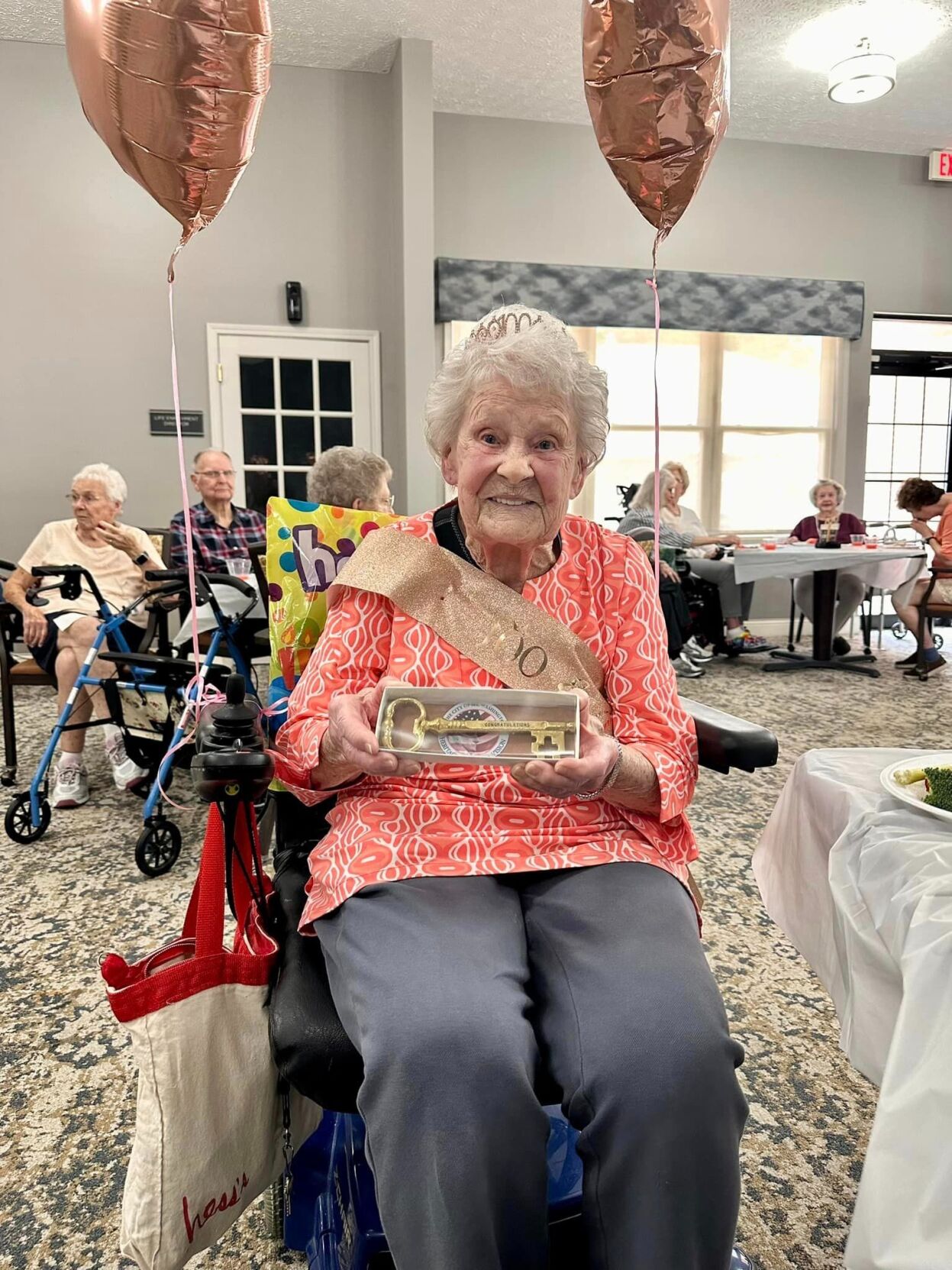 Ms. Hook 100th birthday Mt. Washington key to the city.jpg