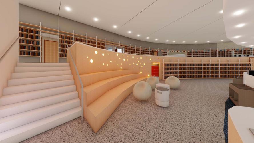 Portland Library rendering