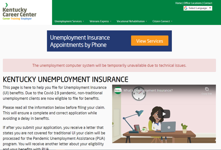 KY unemployment website down due to 'cyberattack'