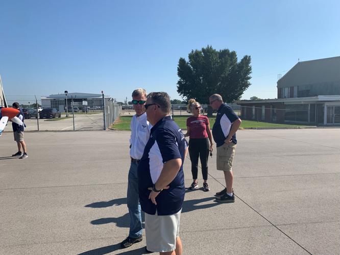 Spectators at Bowman Field (Sept. 20, 2022 Bowmanfest preview)