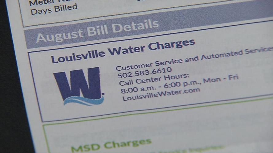 Louisville Water Company bill (generic)