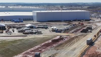 Drone BlueOval SK on Feb. 13, 2024