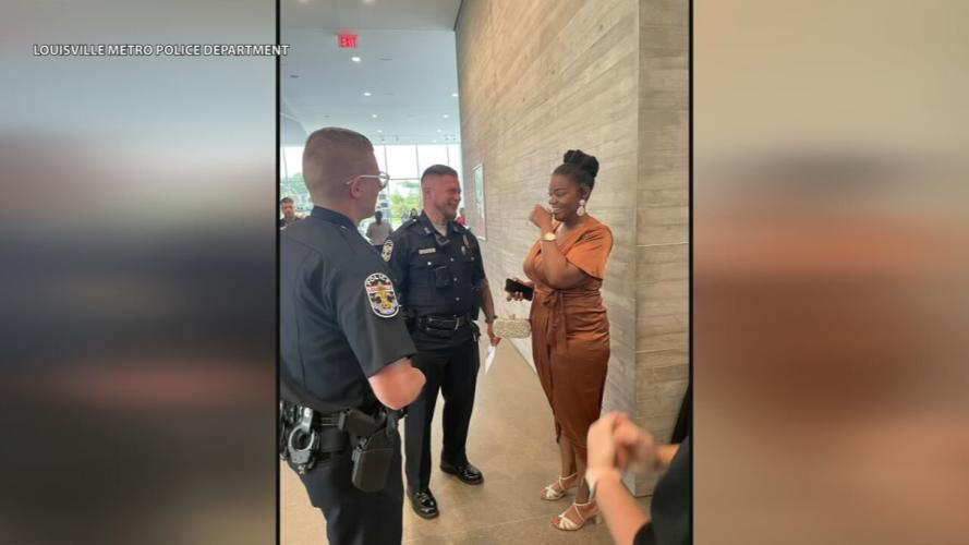 Shooting survivor meets LMPD officers who helped save her life