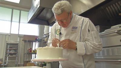 Louisville's resident royal cake maker shares rarely seen video of experience