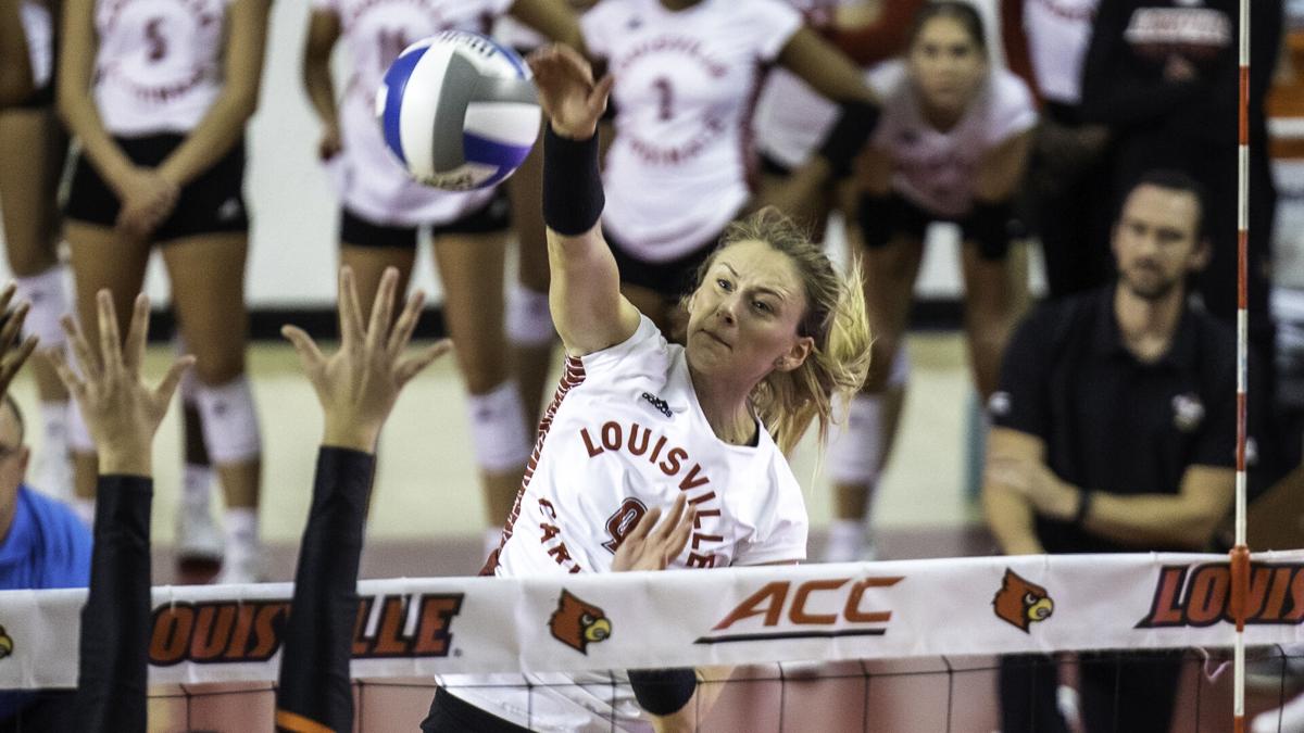 Louisville Volleyball Claire Chaussee ACC Player Of The Year