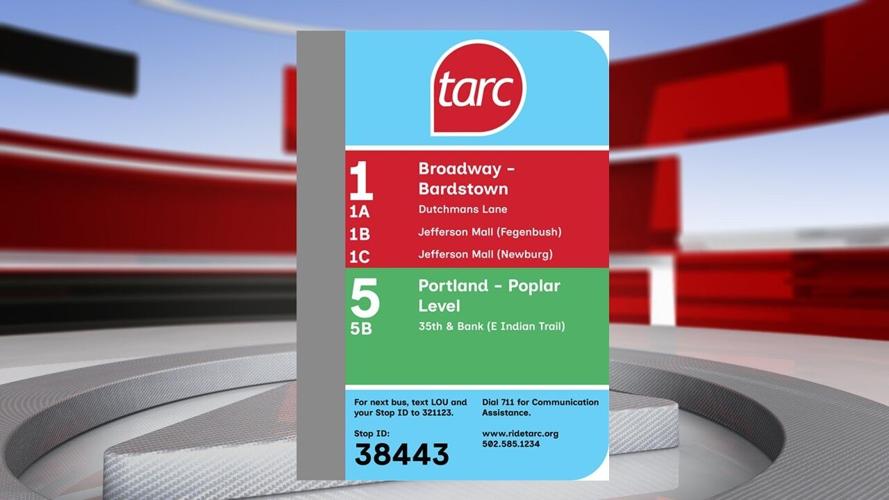 TARC new bus stop sign - 5.6.26
