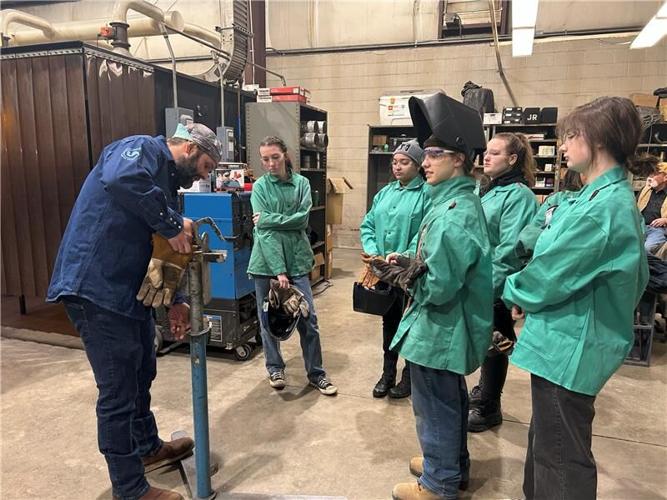 Welding at Pleasure Ridge Park High School