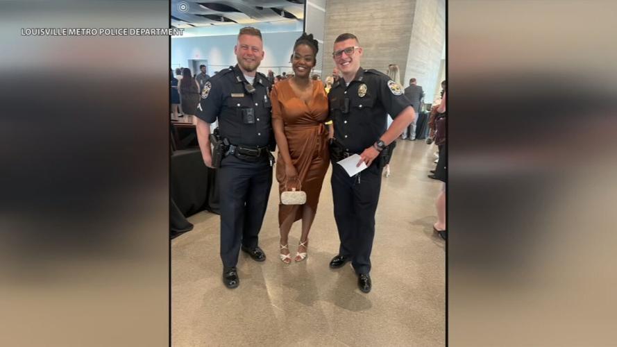 Shooting survivor meets LMPD officers who helped save her life
