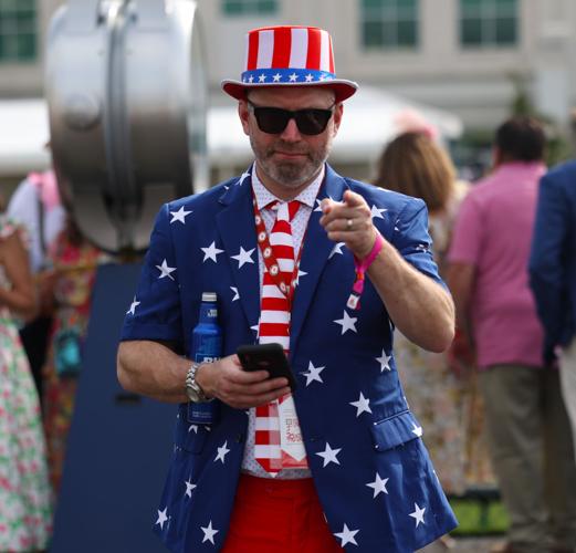 Man dressed as Uncle Sam points at camera.JPG
