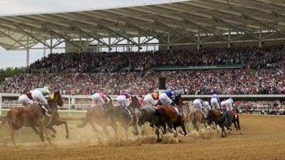 Back of the Kentucky Derby field