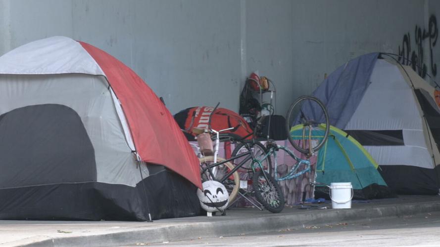 Homeless camp
