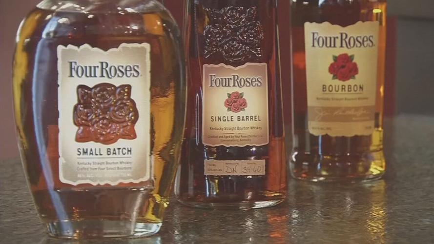Bourbon bottles