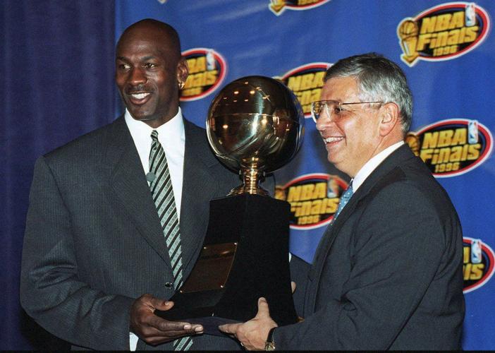 Michael Jordan and David Stern