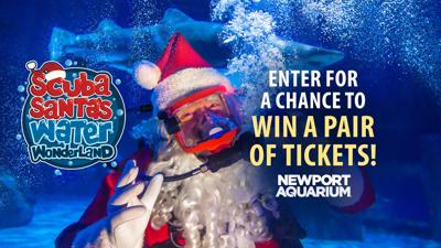 Newport Aquarium's Scuba Santa Giveaway