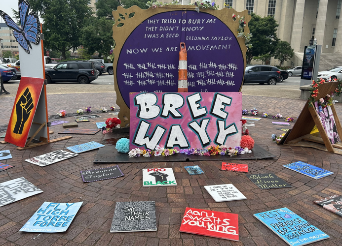 Breonna Taylor memorial at 'Breewayy'