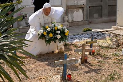 Italy Pope Lampedusa