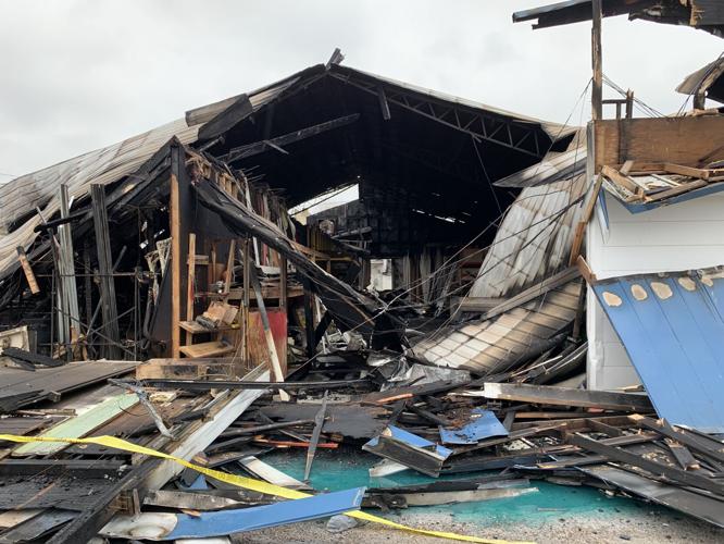 March 31, 2022 fire damage at Vail's True Value Lumber Company in Scottsburg, Indiana-2.jpg
