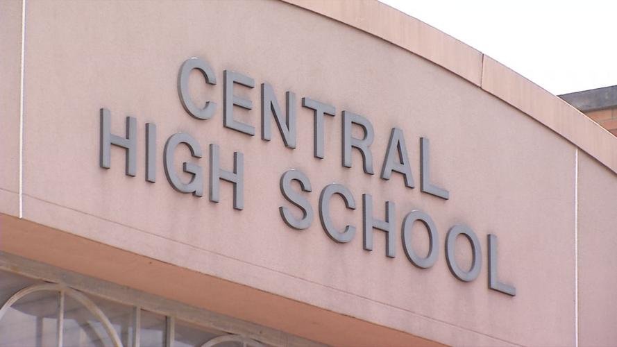 Central High School exterior sign